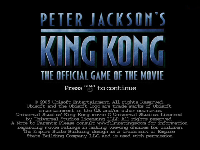 Screenshot Peter Jackson's King Kong : The Official Game Of The Movie