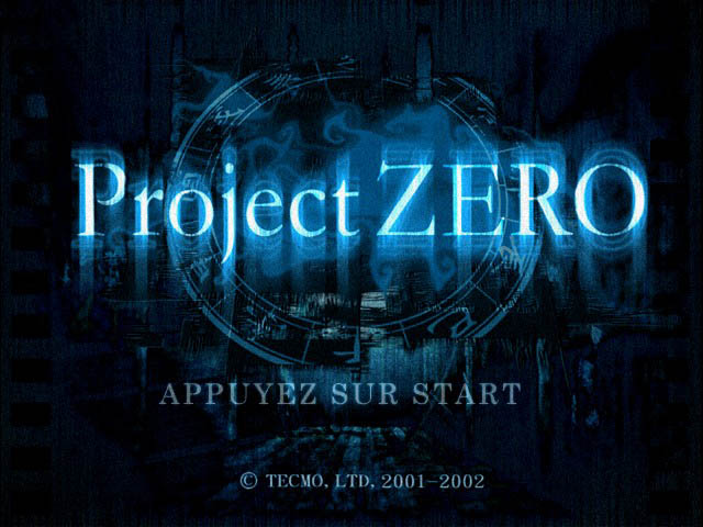 Screenshot Project Zero