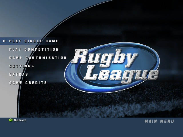 Screenshot Rugby League