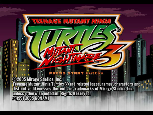 Screenshot Teenage Mutant Ninja Turtles 3 : Mutant Nightmare