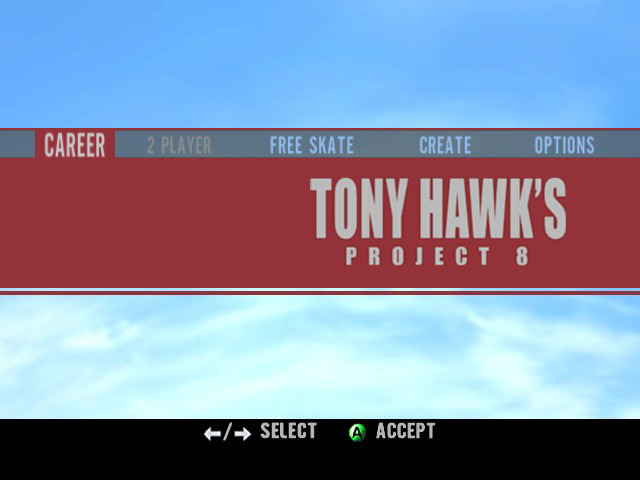 Screenshot Tony Hawk's Project 8