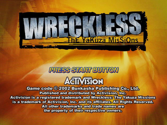 Screenshot Wreckless : Mission Yakusas